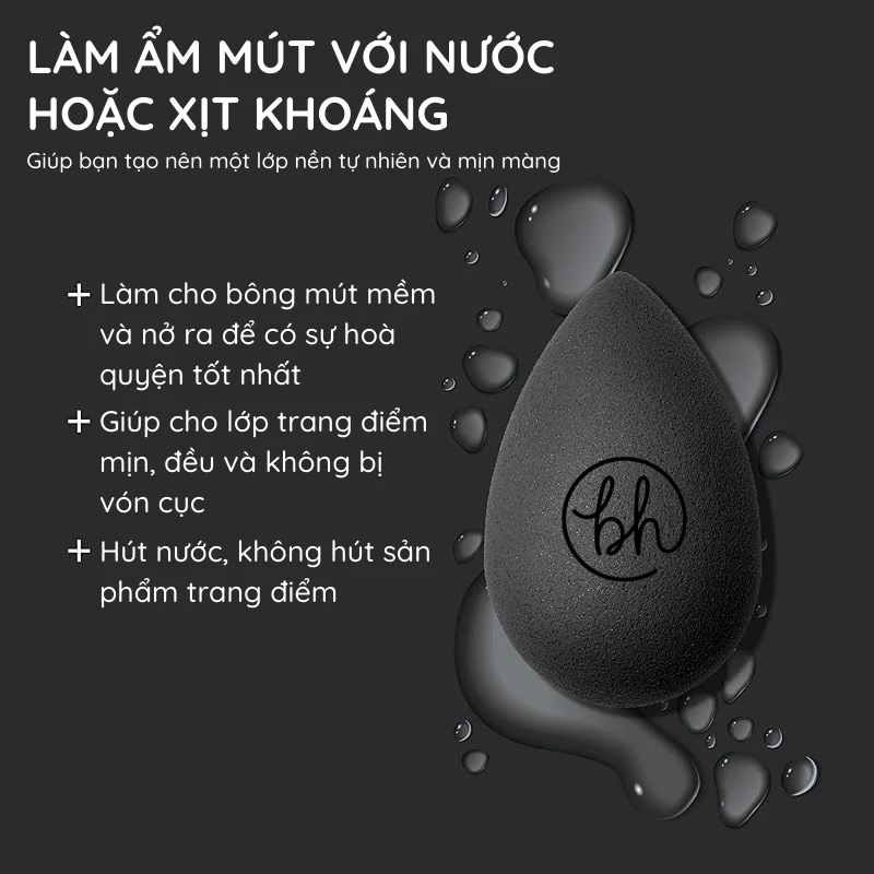 Mút Trang Điểm BH Cosmetics Miracle Complexion Size L BHM005
